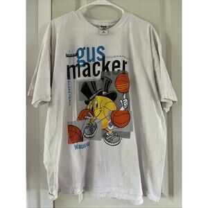 Vintage 1999 Gus Macker Tournament Wausau 3 on 3 Basketball Tee XL